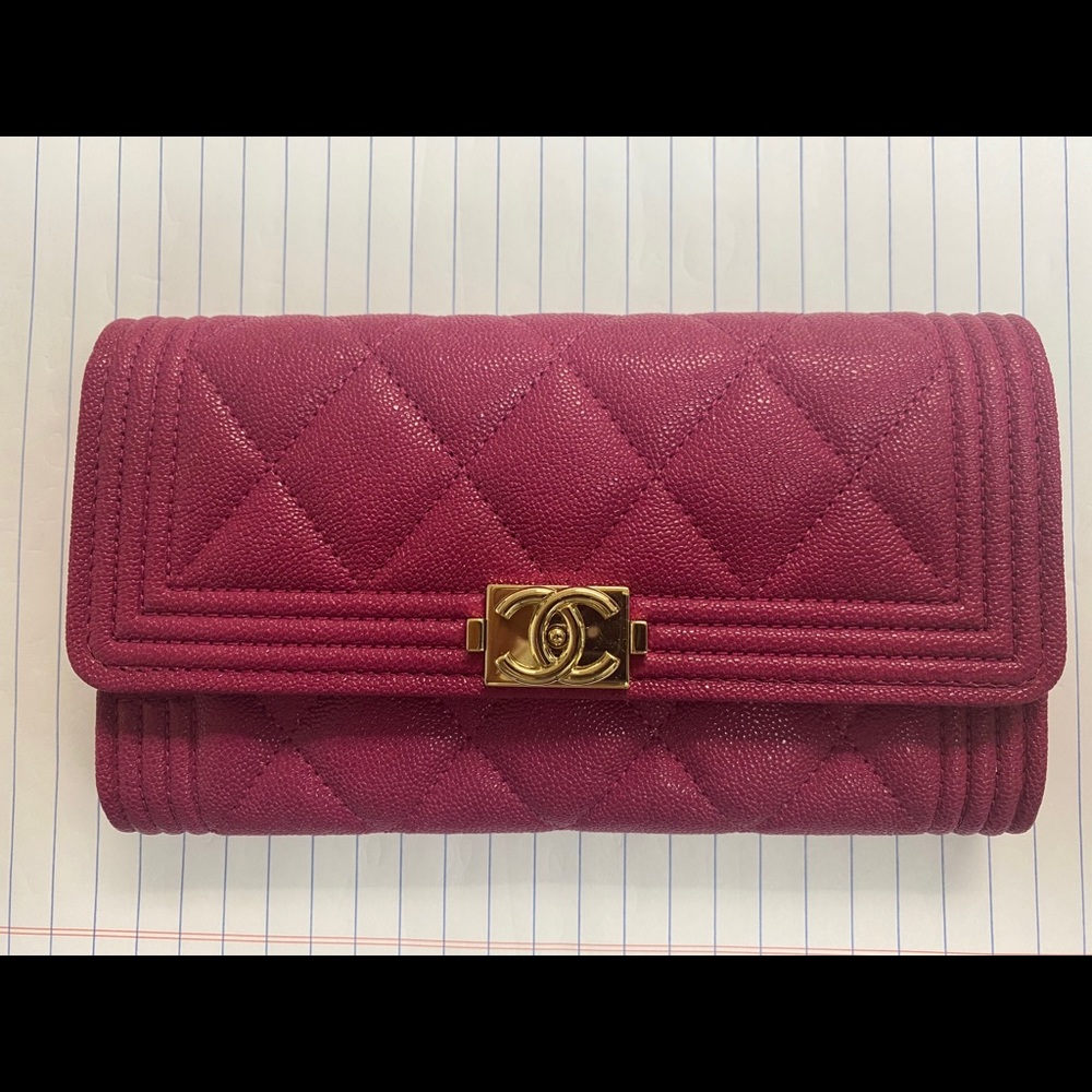 Chanel Boy Long Flap Wallet